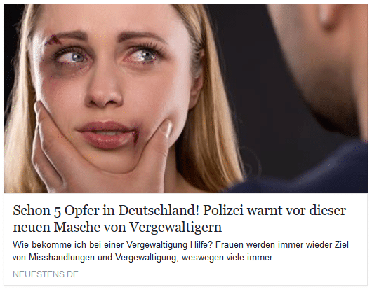Die Vergewaltigungswarnung – mimikama.org