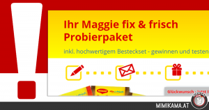 Internet-Gewinnspiel “Maggie (sic!) fix & frisch Probierpaket”