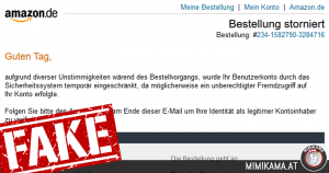 Vorsicht! Fake E-Mail gibt sich als „Amazon” aus