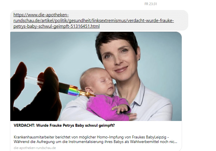 Und es kam, wie es kommen musste... – mimikama.org