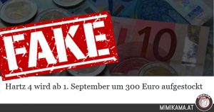 Wird Hartz IV ab dem 1. September um 300 EUR aufgestockt?