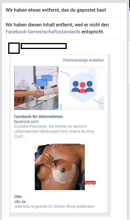 Facebook hat uns 3 Tage gesperrt als wir seine eigene Werbung geteilt haben – mimikama.org