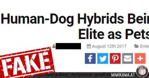Clickbait vom Feinsten: Menschen-Hund-Hybride verkauft–mit Bild!