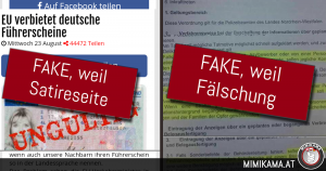 Führerschein Fake & Gefälschter Brief an die Polizei