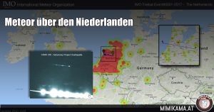 Meteor über den Niederlanden