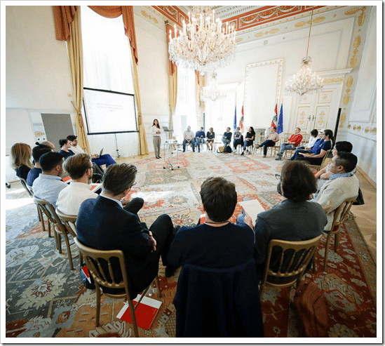 FotografIn: Andy Wenzel / Quelle: BKA: Am 9. September 2017 fand zum Anlass der Initiative Gegen Hass im Netz ein Lehrgang "Digital Courage Messenger" statt.