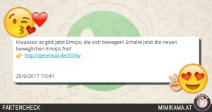 WhatsApp-Falle: Die Emojis, die sich bewegen!