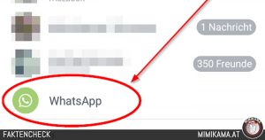 Neu: WhatsApp wurde in Facebook integriert