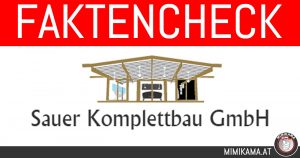 Facebook-Faktencheck zu “Sauer Komplettbau GmbH”