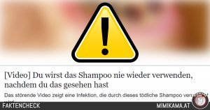 Nein! Dieses Shampoo ist nicht tödlich!