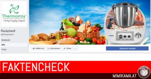 Fact check: Facebook page “Recipe World” (Thermomix)
