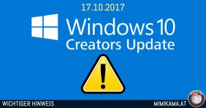 Wichtiger Hinweis: Bereit für das Windows 10 Creators Update?
