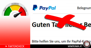 E-Mailcheck: PayPal-Fall gegen Dich