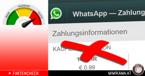 WhatsApp-Verlängerung ist ein Fake!