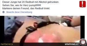 “Trinke keine 20 Red Bull mit Alkohol!”