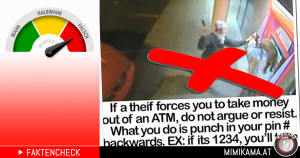 Lifehack-Check: Kommt die Polizei, wenn man die PIN rückwärts eingibt?
