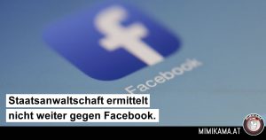Staatsanwaltschaft ermittelt nicht weiter gegen Facebook.