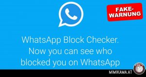 WhatsApp: “See Who Blocked You on Whatsapp!”