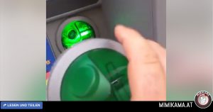 Manipulierter Geldautomat?
