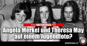 Angela Merkel und Theresa May auf einem gemeinsamen Jugendfoto?
