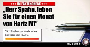 Petition: Jens Spahn soll von Hartz IV leben
