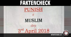 Das Flugblatt “Punish a Muslim Day”