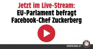 Jetzt im Live-Stream: EU-Parlament befragt Facebook-Chef Zuckerberg