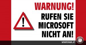 Betrug mit gefälschter Microsoft-Warnung