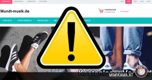 Vorsicht vor Webshop „Mundt-Musik”