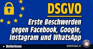 DSGVO: Schrems droht Facebook, Google, Instagram und WhatsApp