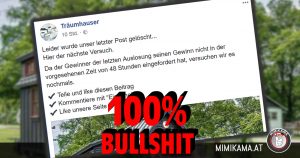 Träumehauser fake: “Unfortunately our last post was deleted…”