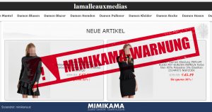 Fake-Shop „lamalleauxmedias“: Hier lieber nicht bestellen!