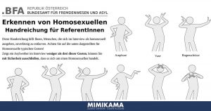 Das Merkblatt „Erkennen von Homosexuellen“