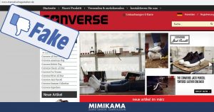 Fake-Shop: Converse über „dramatischegestalten.de“