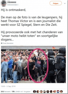 Feitencheck: Fotojournalist Thomas Victor en de nazi in Chemnitz