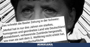 „Destabilisiertes Deutschland“ – Schrieb das die Basler Zeitung über Merkel?