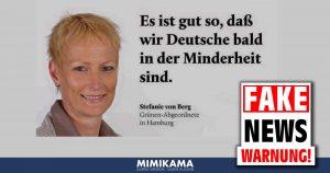 „Es ist gut so, daß Deutsche bald in der Minderheit sind“ – Nein, das sagte sie nie!