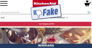 Fake-Shop „KitchenAid“ lockt mit stark reduzierten Küchengeräten