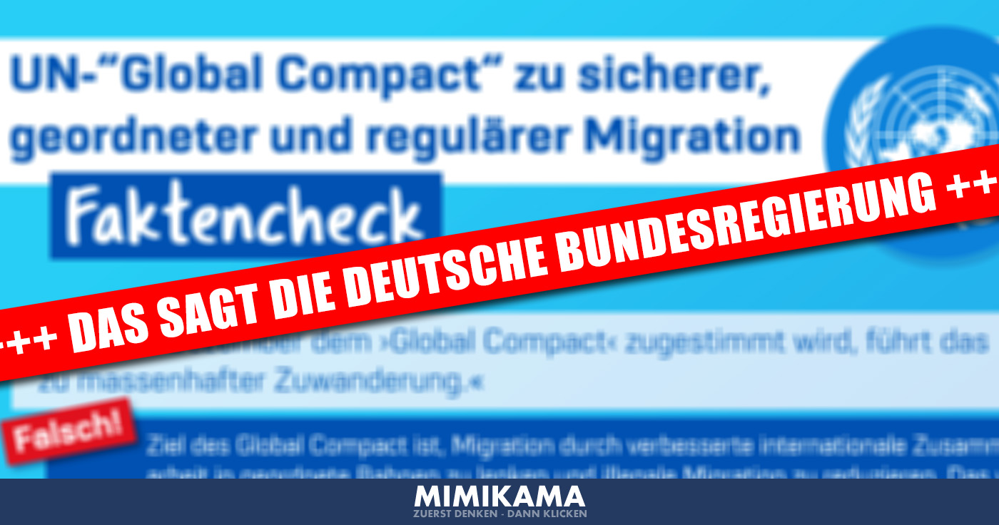„Migrationspakt": Das sagt die Deutsche Bundesregierung auf Facebook