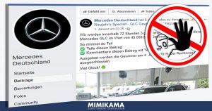 Mercedes Deutschland verlost offiziell derzeit keinen GLE auf Facebook