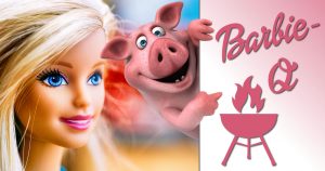 Barbie-Q, die Barbiepuppe in der Metzger-Edition