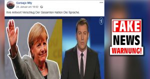 Merkel verschlägt der ganzen Nation die Sprache? Vorsicht, Fake-News!