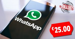 Wieder unterwegs: Das „WhatsApp wird kostenpflichtig“-Mashup