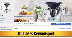 Fake competition: 4 brand new Thermomix devices to win? Unfortunately no. 