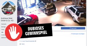 Fake competition: Once again there is supposedly a car to be won on Facebook