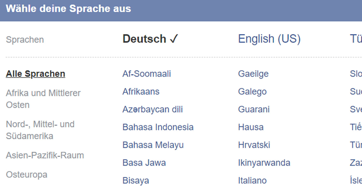 Facebook weltweit: Sprachengewirr fördert Hass