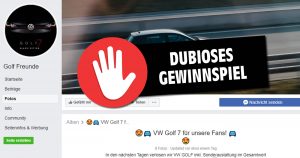 Fake-Gewinnspiel auf Facebook: Teilen, kommentieren, gewinnen?