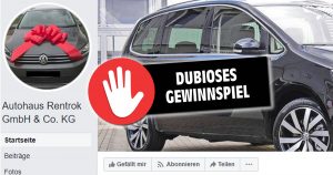 Fake-Gewinnspiel: Schon wieder mehrere VW-Sharan zu gewinnen!?