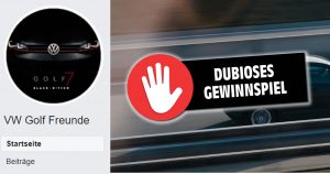Fake-Gewinnspiele für Autos schießen im Moment auf Facebook wie Pilze aus dem Boden!