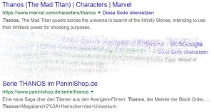 Thanos lässt Google zu Staub zerfallen!